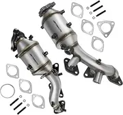 Catalytic Converter Compatible with Nissan Frontier, Nissan Xterra 2002-2004 3.3L V6 Passenger Side Driver Side Catalytic Convertor Direct-fit 40851 40852 (EPA Compliant)