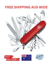 VICTORINOX Swiss Army Knife Swiss Champ 1.6795 Red 35763 Pocket Knife Free Ship