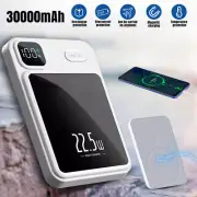 Magsafe 22.5W Wireless 30000mAh Power Bank For iPhone 15 14 13 Pro Max Magnetic