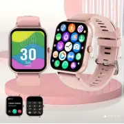 Waterproof Smart Watch with Message Answer Call Sleep Monitoring Sports