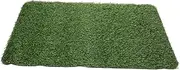 CLISPEED Artificial Grass Turf Mat Fake Grass Door Mat Outdoor Rug Realistic Easy to Clean