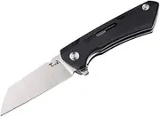 Tungyi Pocket Folding Knife, 2.5 inch 5Cr13 Stainless Steel Blade, Black G10 Handle, Ball Bearing Pivot with Liner Lock for Everyday Carry Outdoor Camping