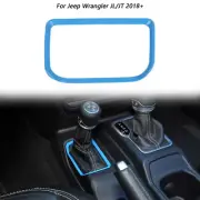 Four-wheel Drive 4WD Gear Shift Trim Cover For 2018+ Jeep Wrangler JL Light Blue (for: Jeep)
