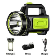 Ultra Powerful Led Flashlight Usb Rechargeable 135000 Lumens 6000 Mah High Power Waterproof Flashlight