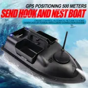 GPS Smart RC Bait Boat 500M Fishing Tool 4.4 lbs Loading Nesting Boat LCD Screen