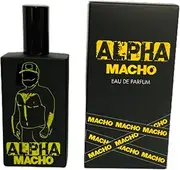 ALPHA MACHO Perfume for Men 100ml - Citrus, Spicy, Fruity Notes - Energetic & Adventurous Fragrance - Long-Lasting Freshness for the Bold Man
