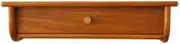 Rustic Wood Floating Wall Shelves with Drawer Farmhouse Style Floating Shelf for Bathroom Kitchen and Office.