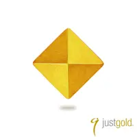 在飛比找蝦皮商城優惠-【Just Gold 鎮金店】搖滾鉚釘系列 黃金單耳耳環-純