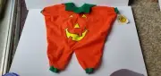 Infant Halloween Pumkin Costume Glow In The Dark
