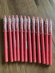 Pilot FRIXION STICK Erasable Rollerball, 0.7mm Nib, CORAL PINK GEL INK (12 PENS)