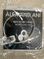 Alex and Ani Key to My Heart Charm Bracelet