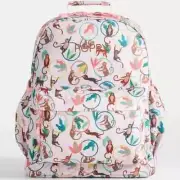 Crate and Barrel Crate & Kids Cheeky Monkey Large Kids Backpack Side Pockets New