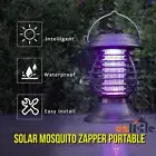 Solar Powered Pest Outdoor Mosquitoes Bug Zapper Portable Electric