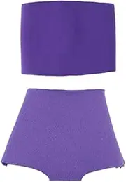 ＫＬＫＣＭＳ 1/6 Scale Female Clothes 1:6 Scale Tube Top and Shorts, Light Purple