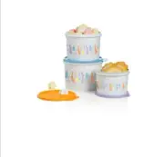 Tupperware 3 Pc Easter Canister Set