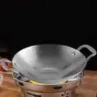 Seafood Troop Pot Pan Dry Pots Stainless Steel Household Multipurpose Instant