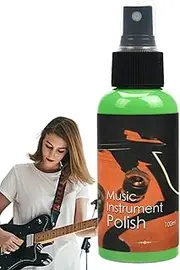 Acoustic Guitar Cleaner, Fingerboard Cleaning Liquid, 100ml Guitar Cleaning Fretboard Polish String Cleaner for Fingerboard Maintenance