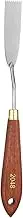 uxcell Palette Knife Painting Tool 2.76" x 0.67" Stainless Steel Teardrop Blade 8.66" Length Spatula Painting Pallet Knives with Hole Beech Wood Handle for Oil Acrylic Canvas, Red/Silver