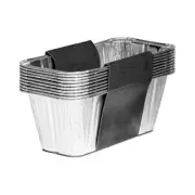 Blackstone 8 x 3 in. 27 oz Culinary Grease Cup Liner Silver - Pack of 10
