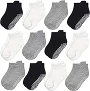 [GRPSKCOS] Children's Baby Stopper Socks 12 Pairs ABS Non-Slip Toddler Socks for 0-7 Years Boys Girls Children Non-Slip Socks
