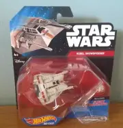 Hot Wheels Star Wars Rebel Snowspeeder with flight navigator 2014 BNIB