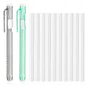 12pcs Retractable Eraser Mechanical Eraser Pen Pencil Eraser Pencil Pen1443