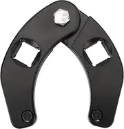 Adjustable Gland Nut Wrench, Steel Hydraulic Cylinders Spanner, Fits 2 6in Nuts, 1/4 5/16in Pin Holes, for Most Farm Construction Equipment, OEM 1266