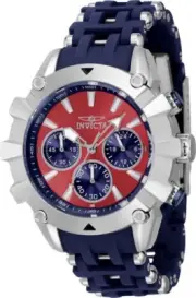 Invicta Sea Spider 43448 Quartz 42Mm Blue Poly/Stainless Chrono Unisex Watch