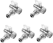 5pcs Dishwasher Hose Portable Dishwasher Hose Sink Hose Washing Machine Hose Splitter Sink to Hose Adapter Sink Adapter for Washing Machine Shunt Faucet Appendix Silver Accessories