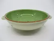 VIETRI CUCINA SAGE / CREAM COLANDER - 10" x 3 1/4" - 0712I
