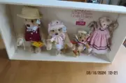 Suzanne Gibson and Steiff 1985 Goldilocks & The 3 Bears, Limited Edition Set-NEW