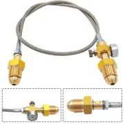 1PC Refill Station Transfer Adaptor Hose For BS 341 No. 3 Argon Cylinder-Bottle