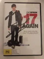 Zac Efron Signed 17 Again Dvd Cover COA