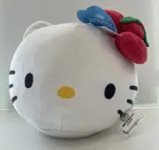 Hello Kitty Saniro Travel Cloud Pillow Head Plush RARE 2024 Holiday Hello Holly