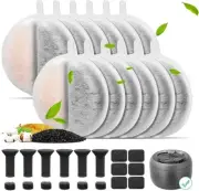 12 Pack Cat Water Fountain Filters for Lite & Premium 2.5L Drinking Fountain