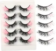 MERRYHAPY Bulk Eyelash Extensions Set Fake Lashes Curly Lashes for Night Out Easy to Trim Wear Comfortably
