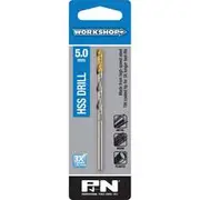 P&N Workshop Drill Bit HSS Tin Tipped 5.0mm