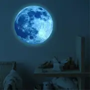 Glow In The Dark Wall Sticker Home Decor Luminous Moon 3d Wall Stickers