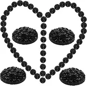 ARTSEWPLY 100pcs Flatback Rhinestones for DIY Crafting Gems for Clothes Accessories and Nail Art Durable and Lightweight Embellishments for Home Salon Use