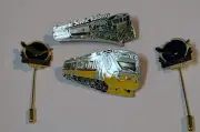 4 Train Pins Qld Rail And Indian Pacific