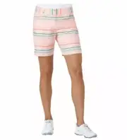 Adidas women shorts 7" BC1971 TW6199S7 pink sz 14 MSRP $70