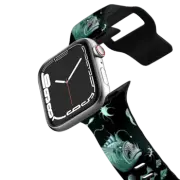 Apple Watch Series 4-6, SE (44mm) Impact Band Fish Abyssal Monster and bioluminescent Sea Creatures on Deep Ocean Zone
