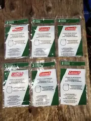 BRAND NEW 12 COLEMAN LANTERN MANTLES #21 STRING TIE 6 PACKS OF TWO (12 MANTLES)