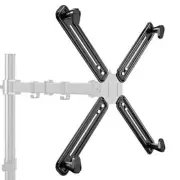 Wall Mount Adapter Bracket Attachment Kit for Non-VESA Monitors 21 22 24 25 27"