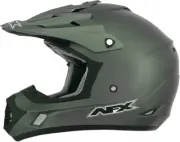 AFX FX-17 Solid Helmet Solid Colors Lg Flat Olive 0110-4449