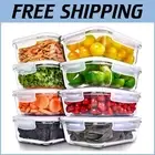 Durable 36 Oz Leakproof Meal Prep Containers - Safe for Oven, Microwave, Freezer