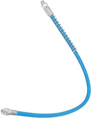 Flexible Hose For Hand Grease Gun, Resin Stainless Steel Flexible Grease Gun Hose Grease Gun Hose Coupler Easy Installation for Grease Tool