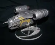 acrylic display stand for the Star Wars Micro Galaxy Squadron Razor Crest