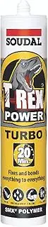 Soudal T-Rex Turbo Power Sealant 290 ml, White