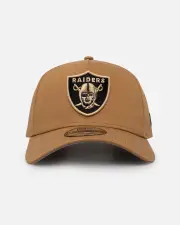 [New Era] New Era Las Vegas Raiders 'Wheat/grey Undervisor' 9forty A-frame Snapback Wheat/black - Size ONE ONE Wheat/Black